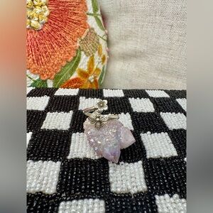 925 Silver Bee and Flower Adjustable Ring